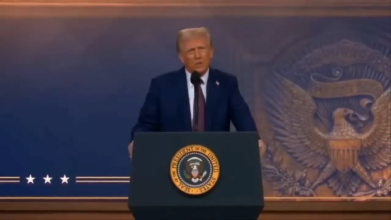 Donald Trump addressing the forum