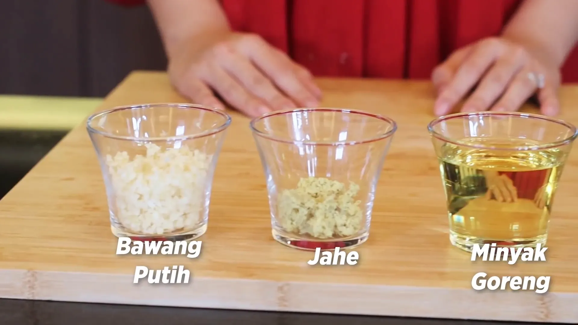 Bahan-bahan garlic oil siap diolah