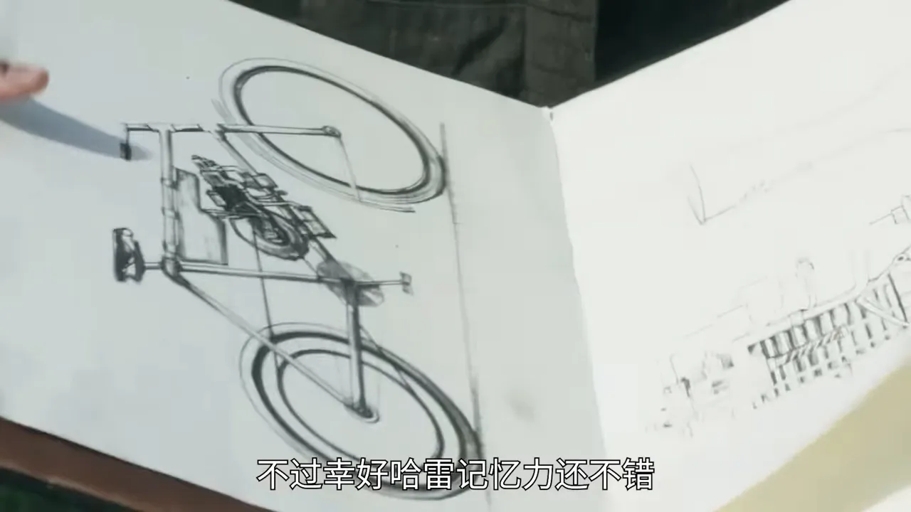 劇院舞台下的機械裝置引起注意,哈雷記筆記