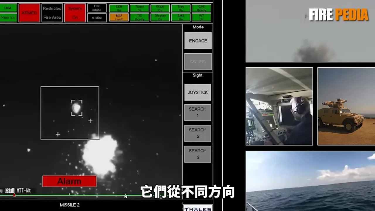雷達同時顯示大量光點，需AI快速判讀