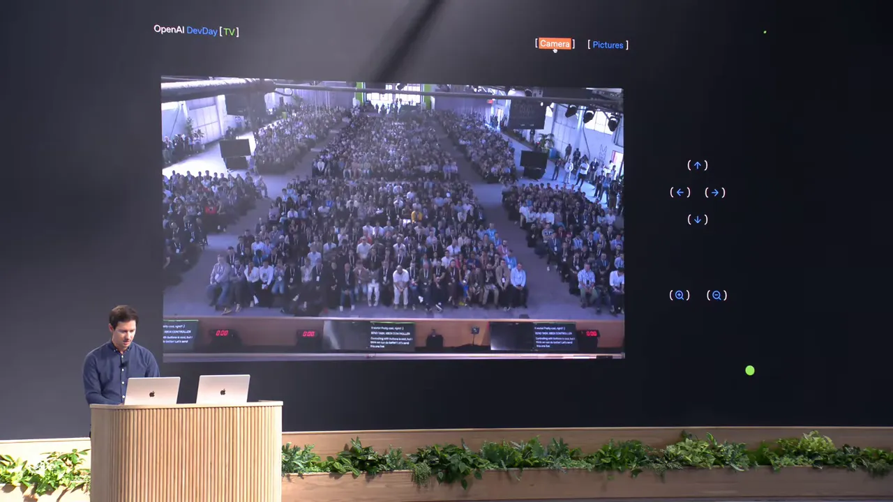 Codex 控制攝影機的現場示範啟動