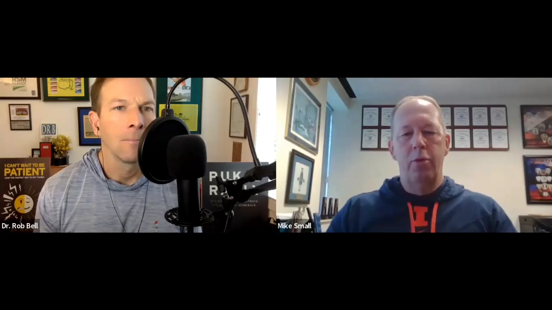 Mike Small describing his transition from touring pro to coach