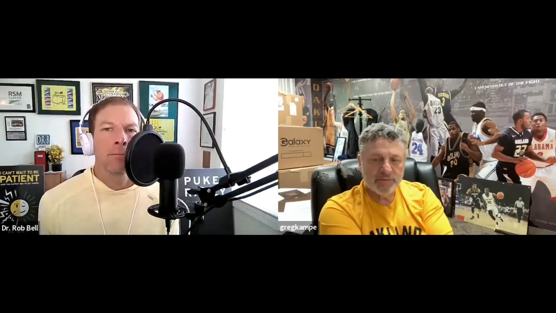 Coach Kampe discussing player development through understanding values