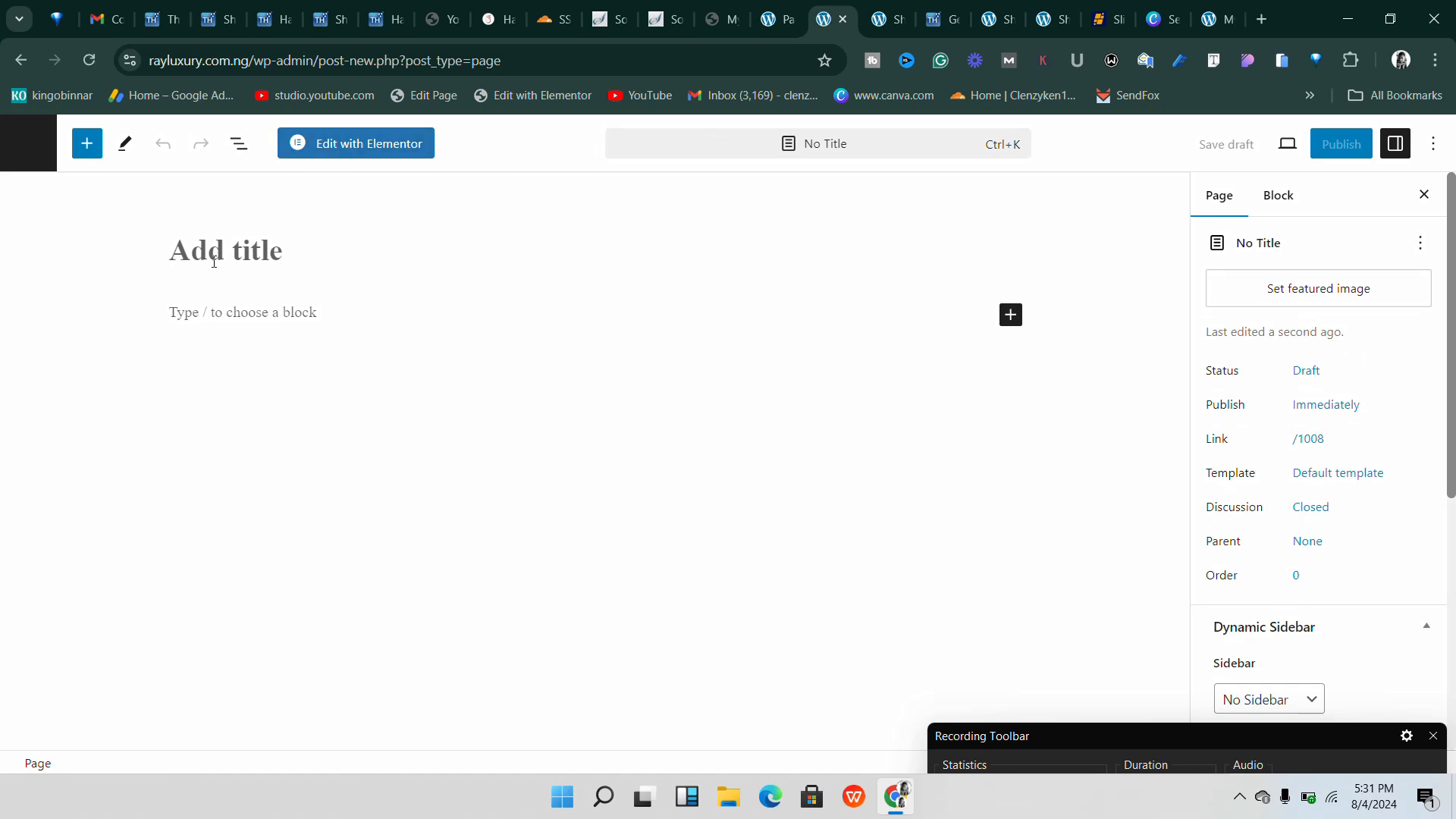 Creating Additional Pages