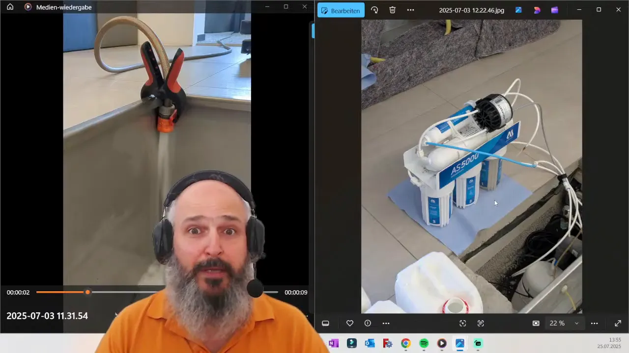Blue paper method detecting water leaks