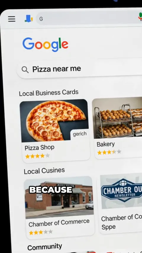 Opening line: The pizza shop down the street is crushing you online