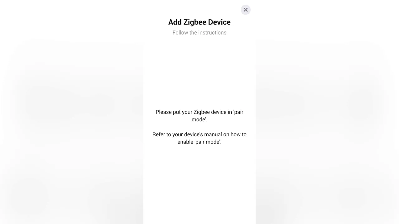 Homey app detecting and pairing a Zigbee smart plug