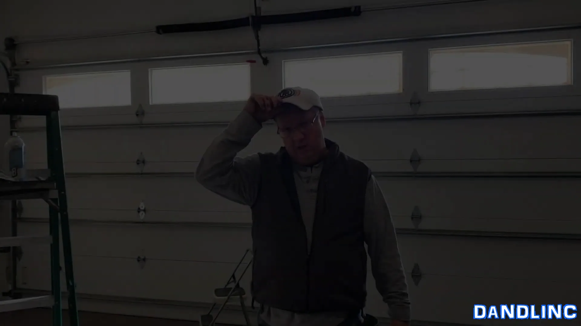 Testing the garage door after lubrication