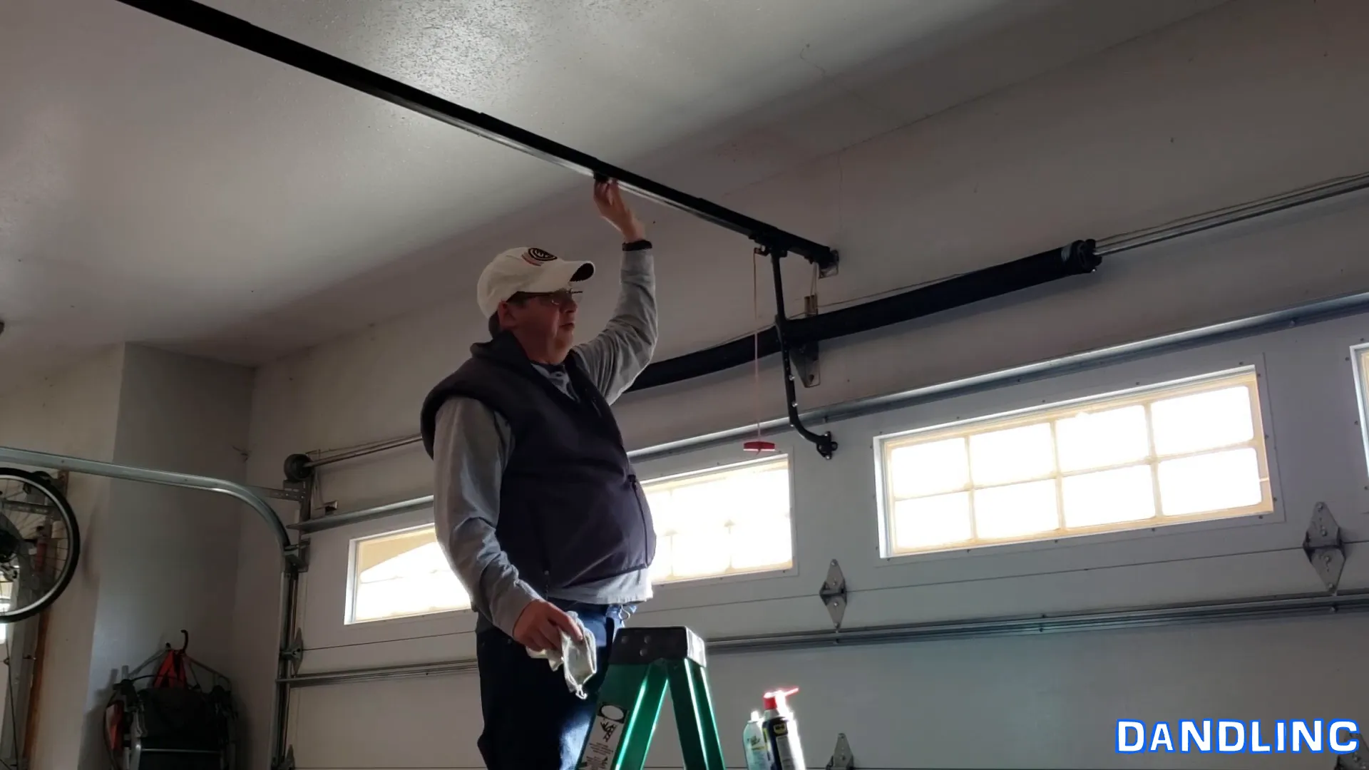 Maintaining the garage door rail