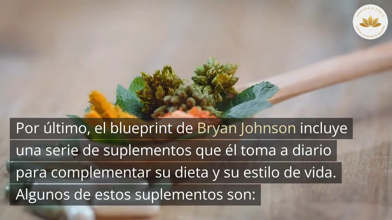Suplementos diarios de Bryan Johnson