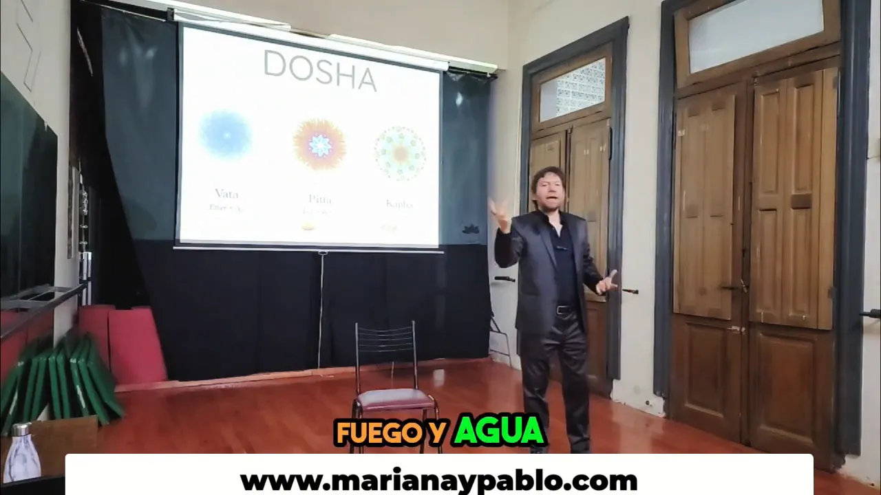Representación de los cinco elementos en Ayurveda
