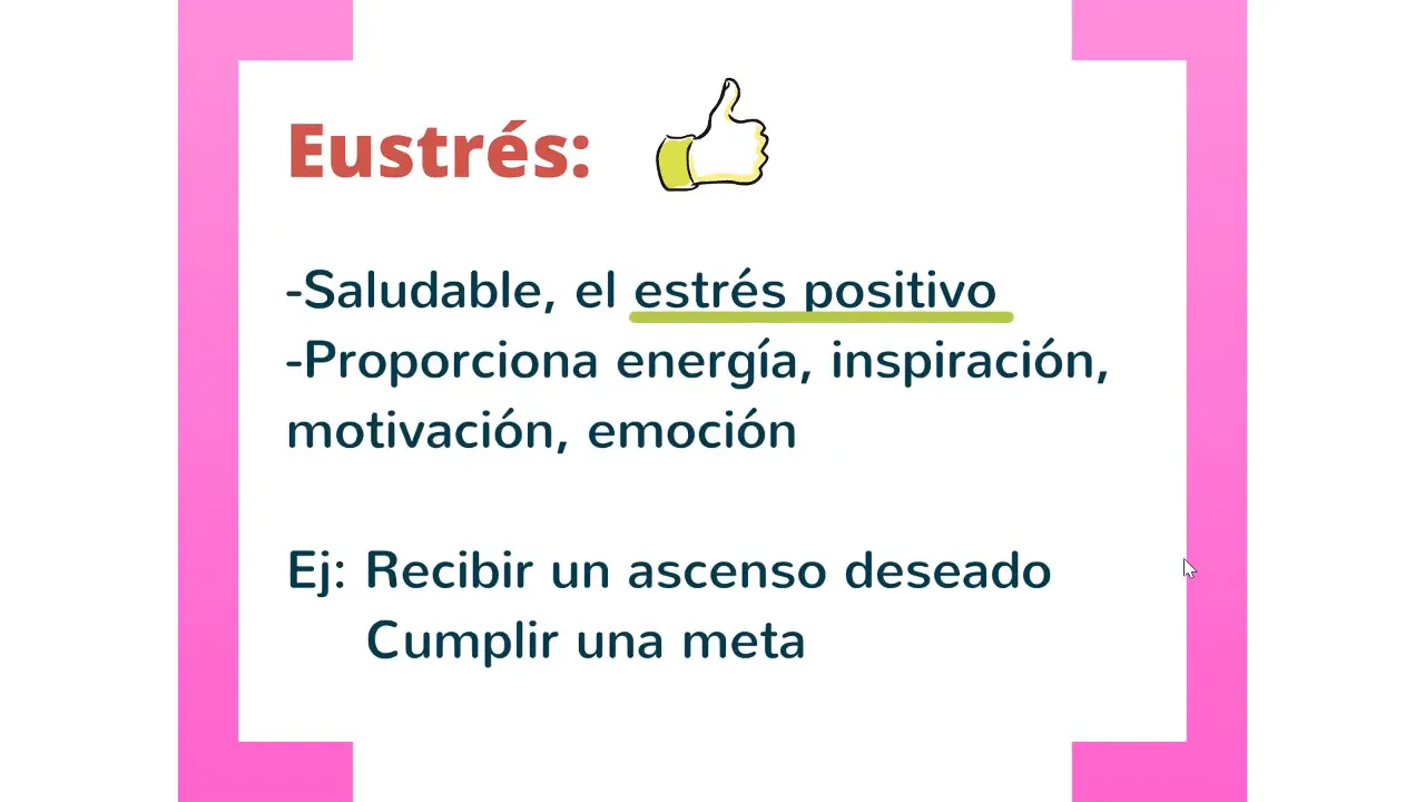 Eustres, el estrés positivo