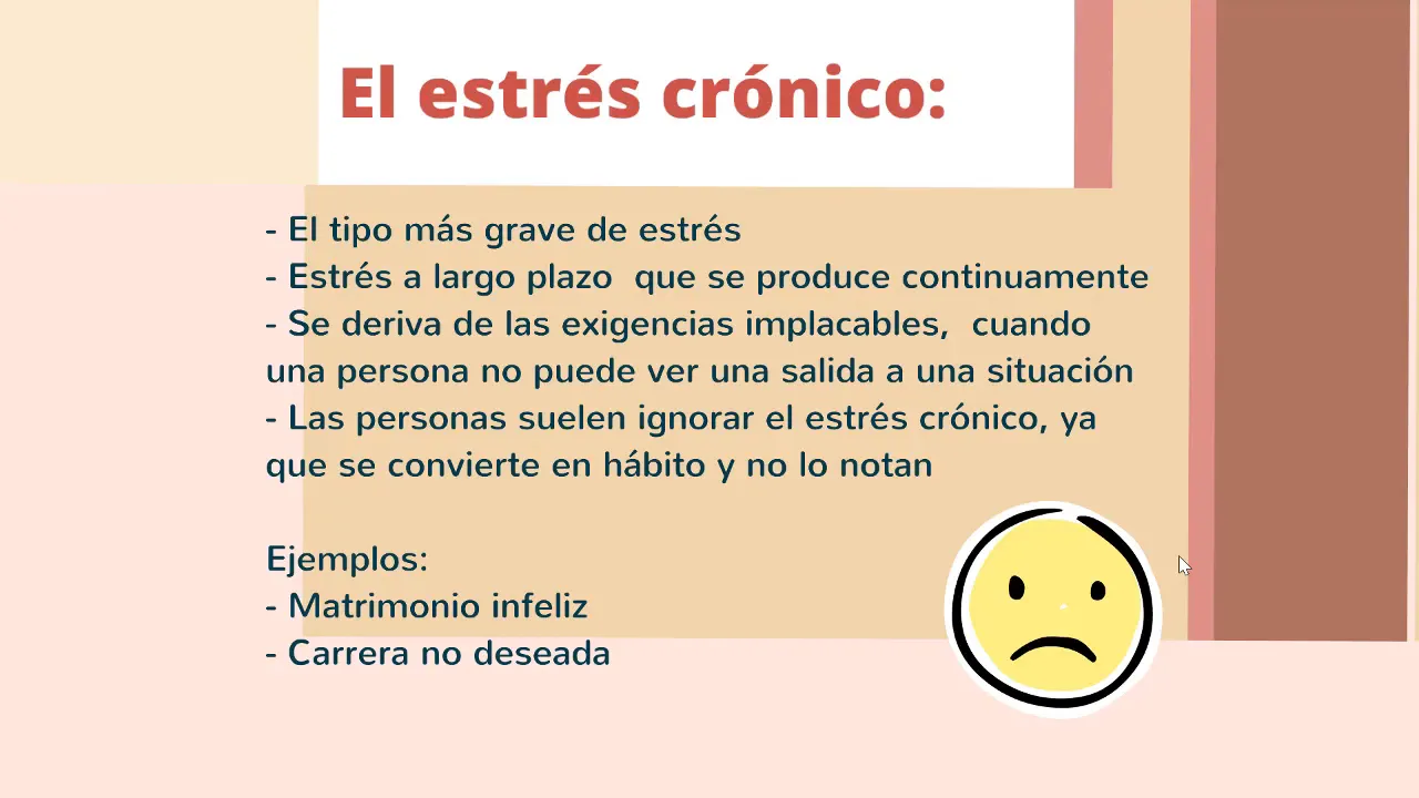 Tipos de estrés negativos