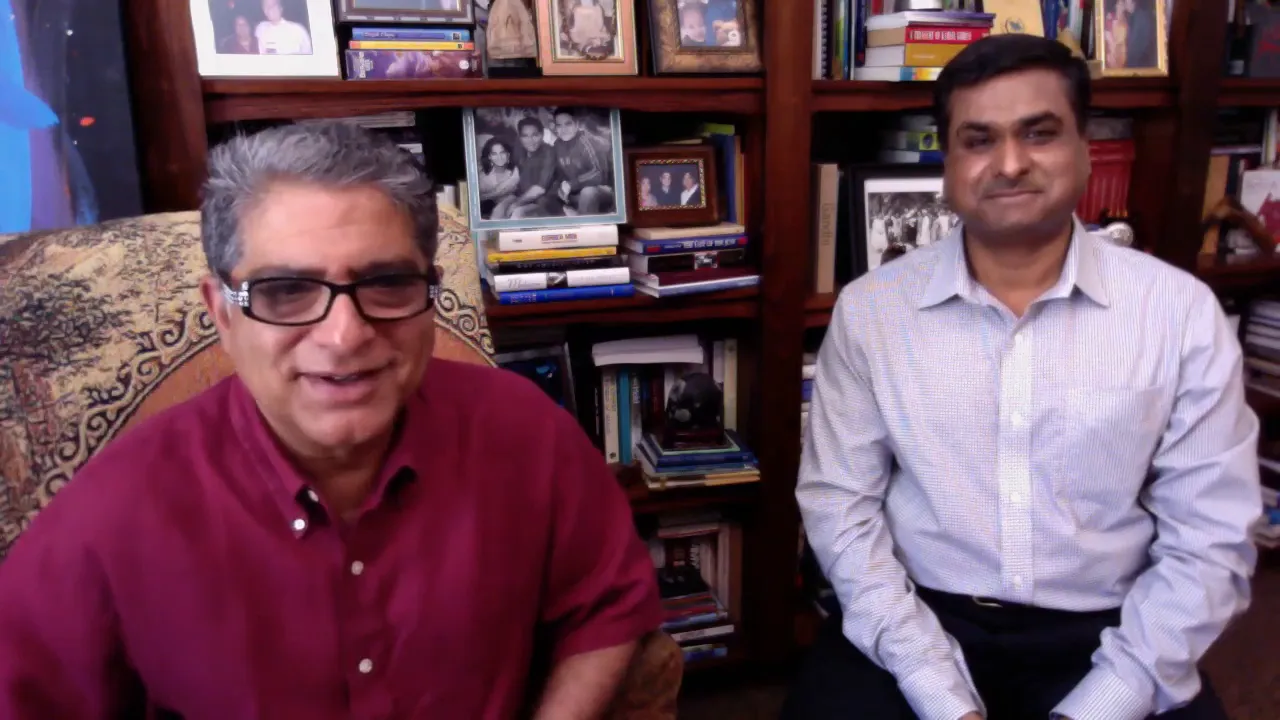 Deepak Chopra presenta al Dr. Suhas en su oficina