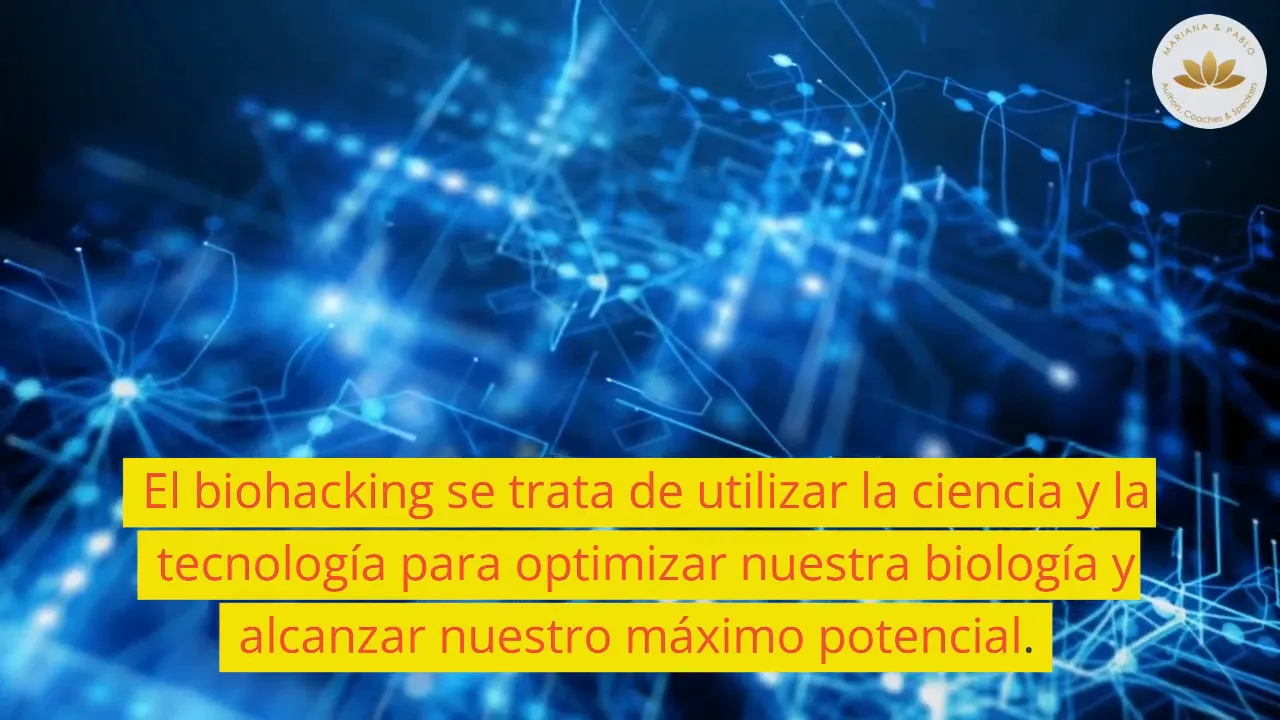 Concepto de biohacking y tecnología aplicada a la salud