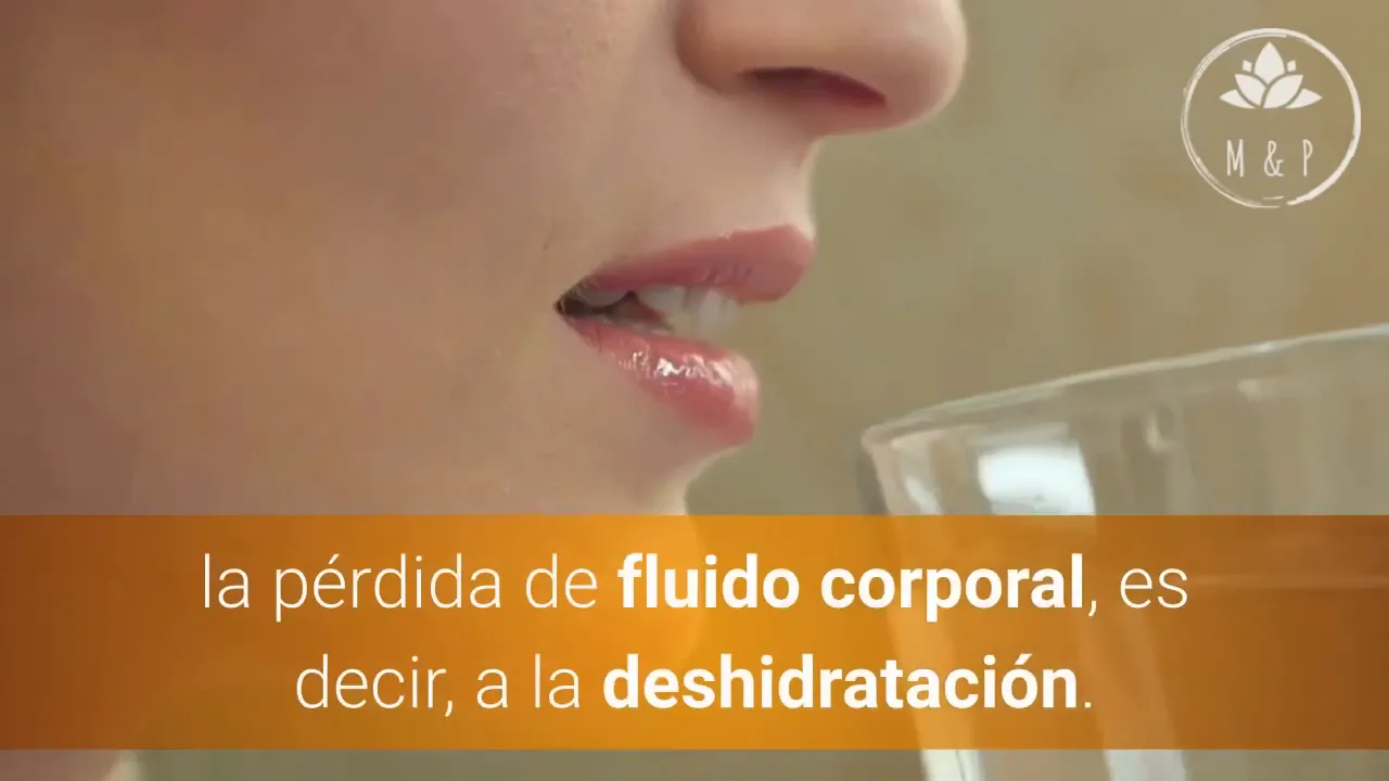 Dolor en la parte media de la cabeza por deshidratación