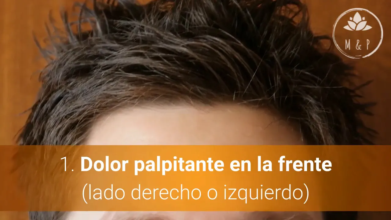 Dolor pulsátil en la frente