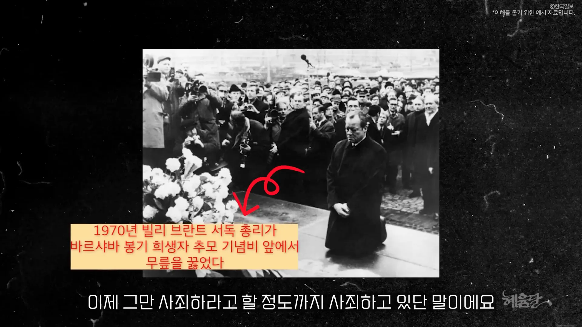 일본의 역사 반성과 한국의 기대에 대한 설명