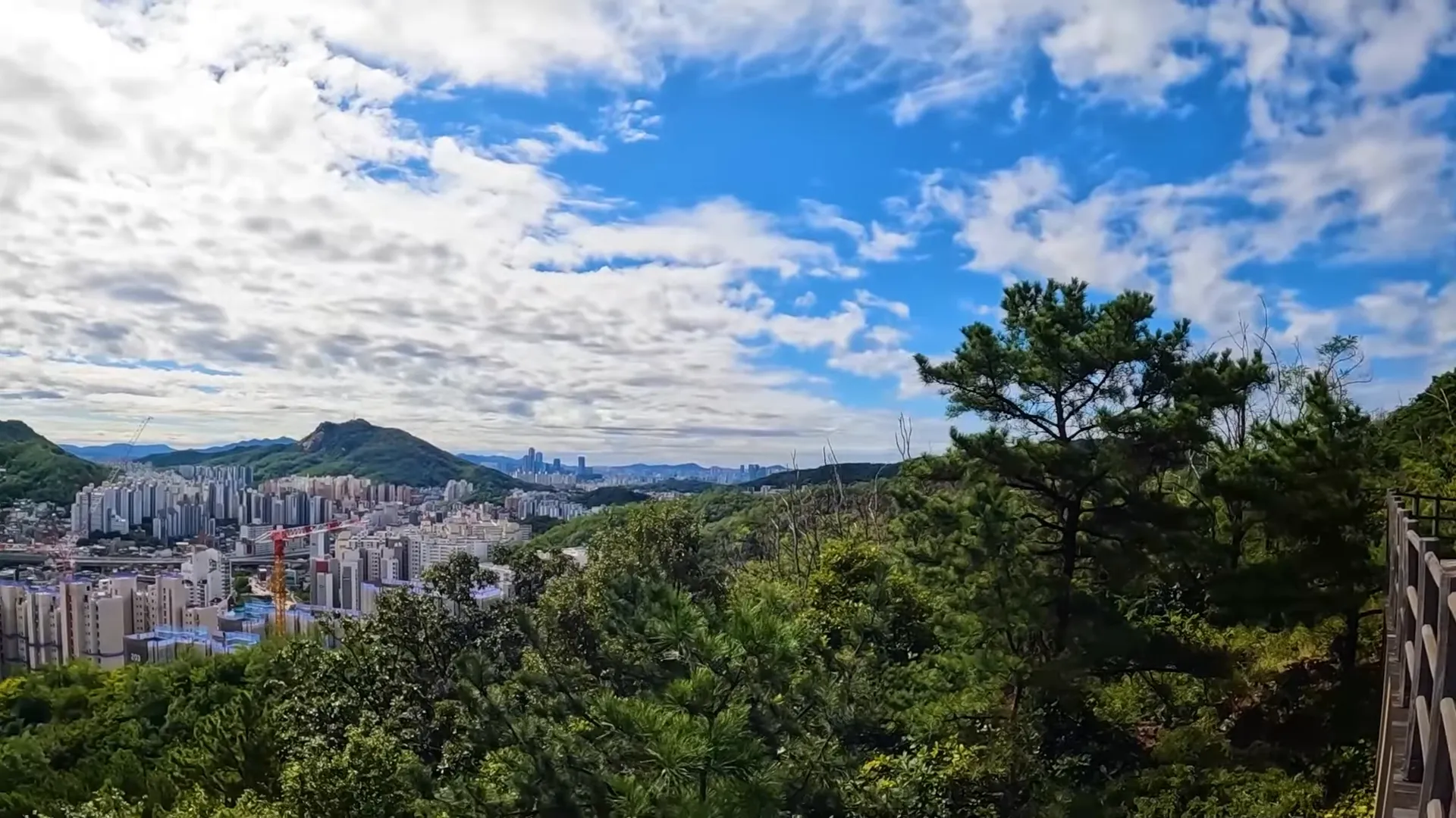 서울 도심의 풍경