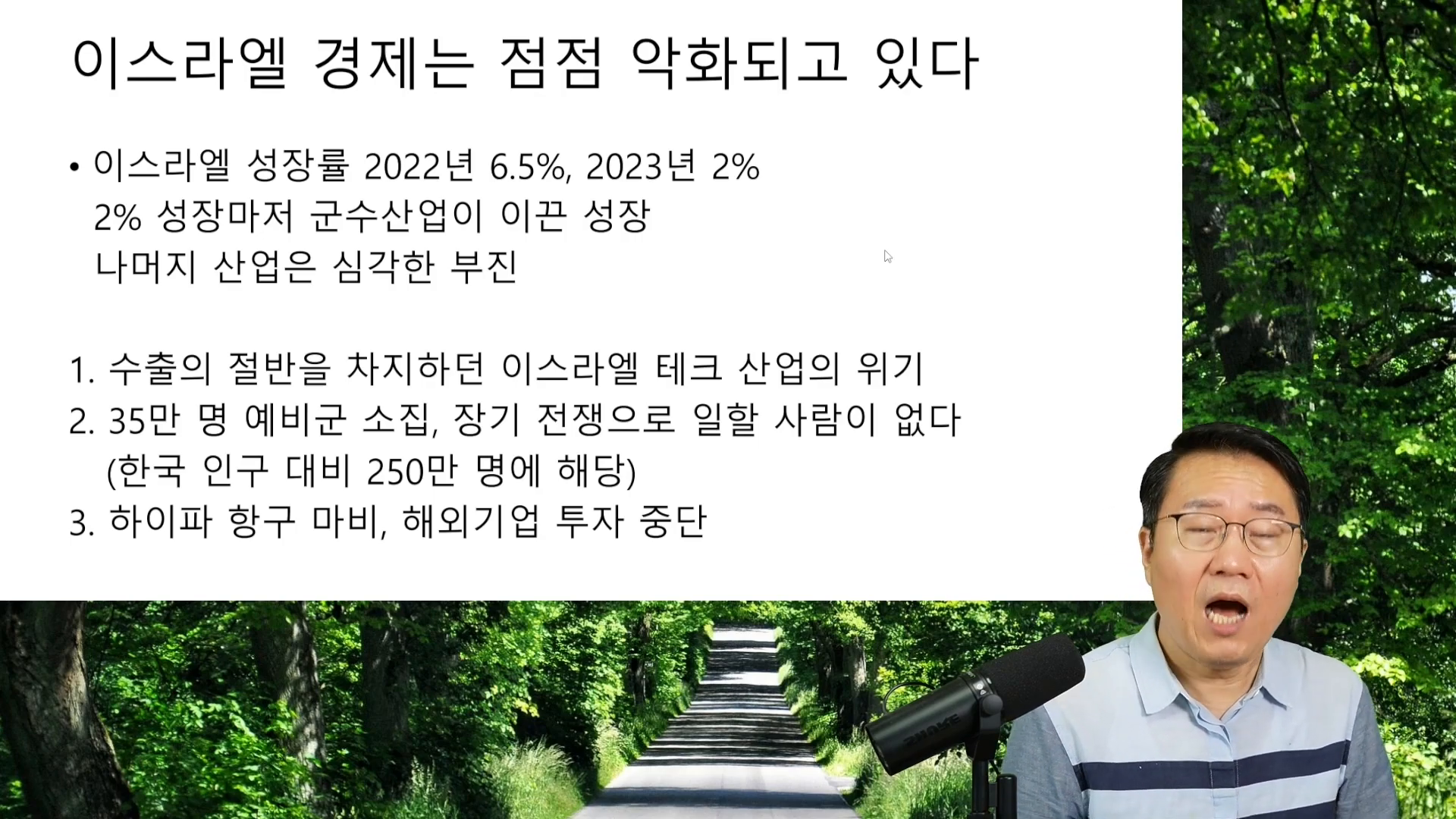 이스라엘 경제 성장률 하락