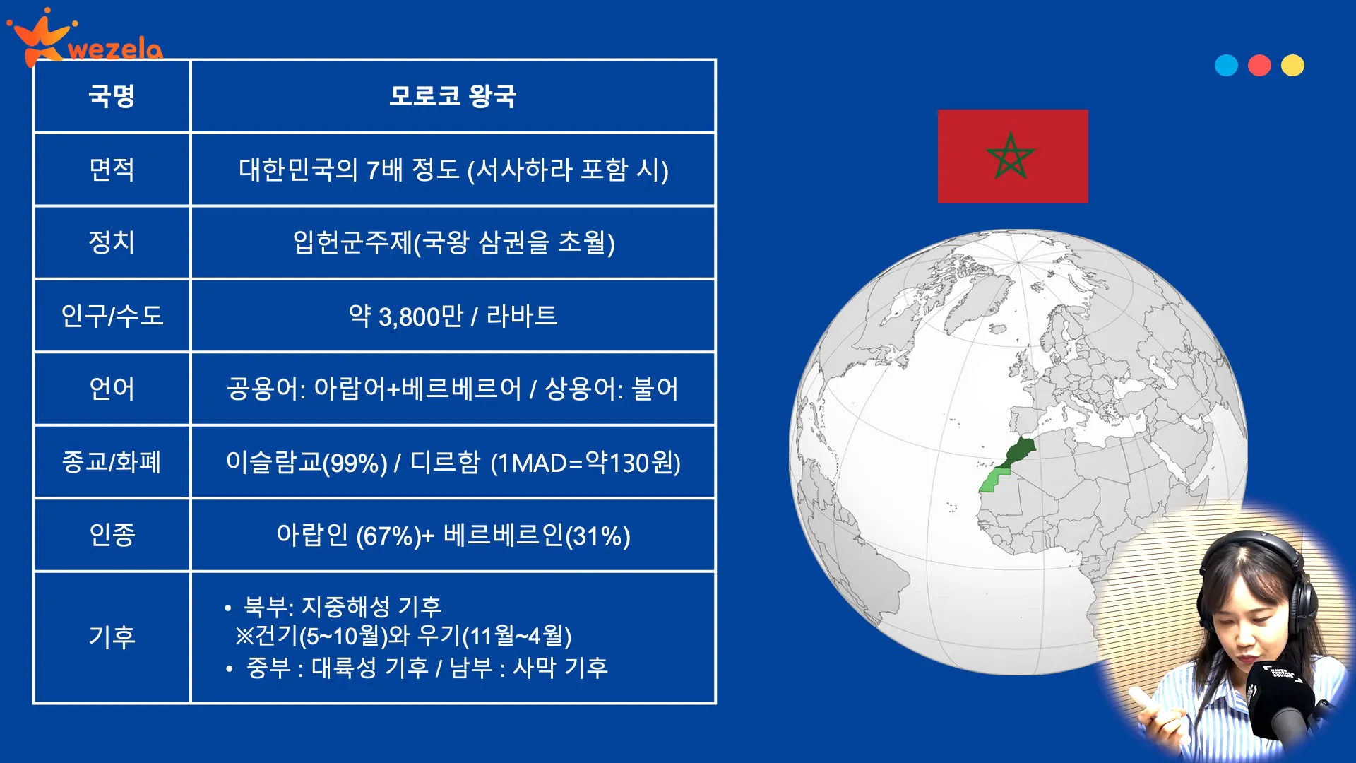 모로코 지도