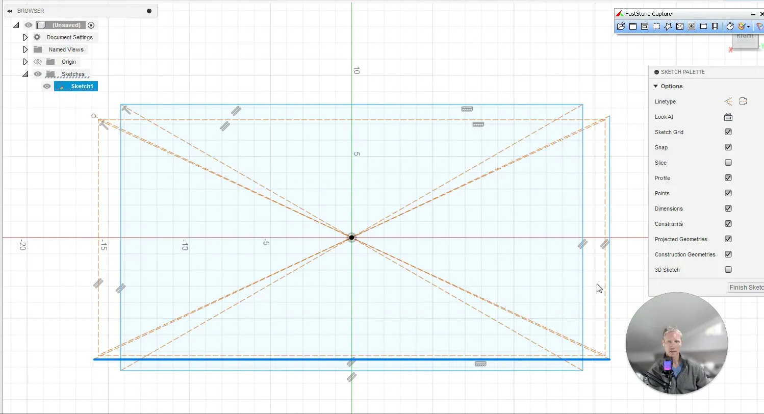 Visual representation of cooktop cutout with gaps