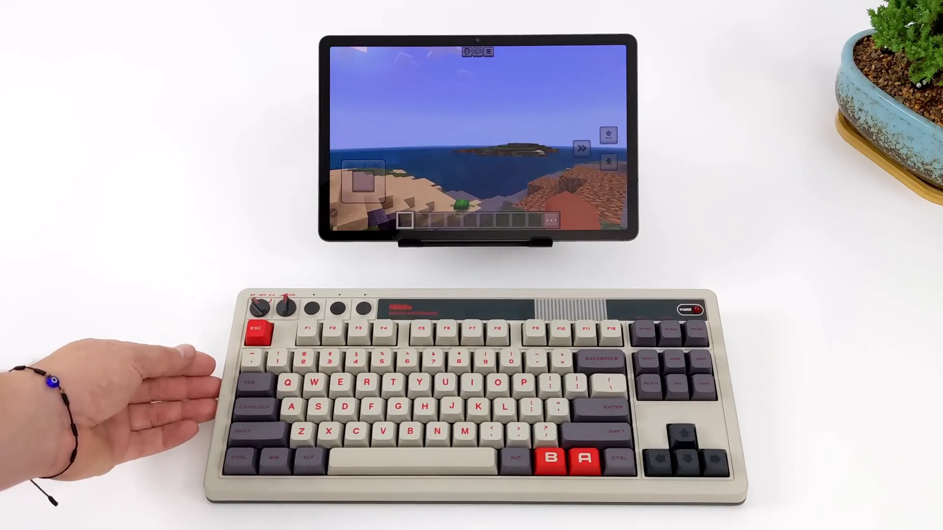 Using the keyboard with an Android device