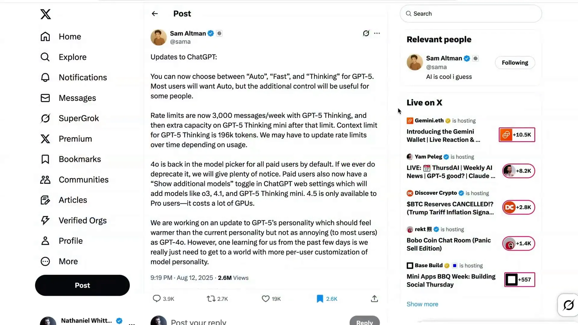 OpenAI brings back model selector with multiple modes