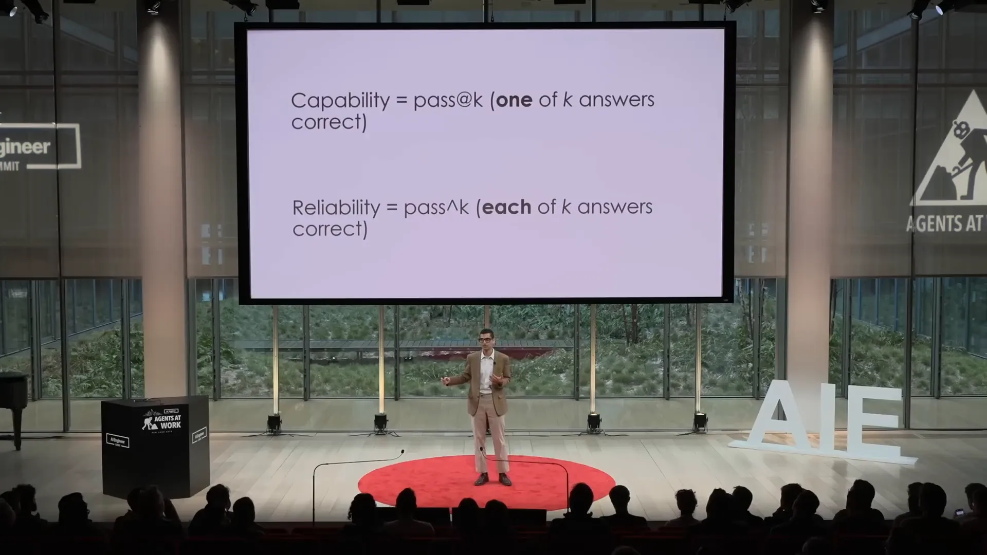 Distinguishing between capability and reliability in AI agents