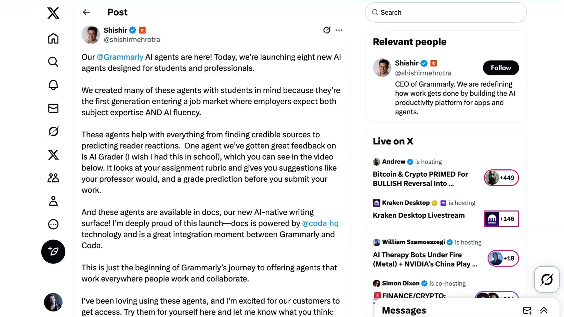 Grammarly announces eight new AI agents designed for students and professionals