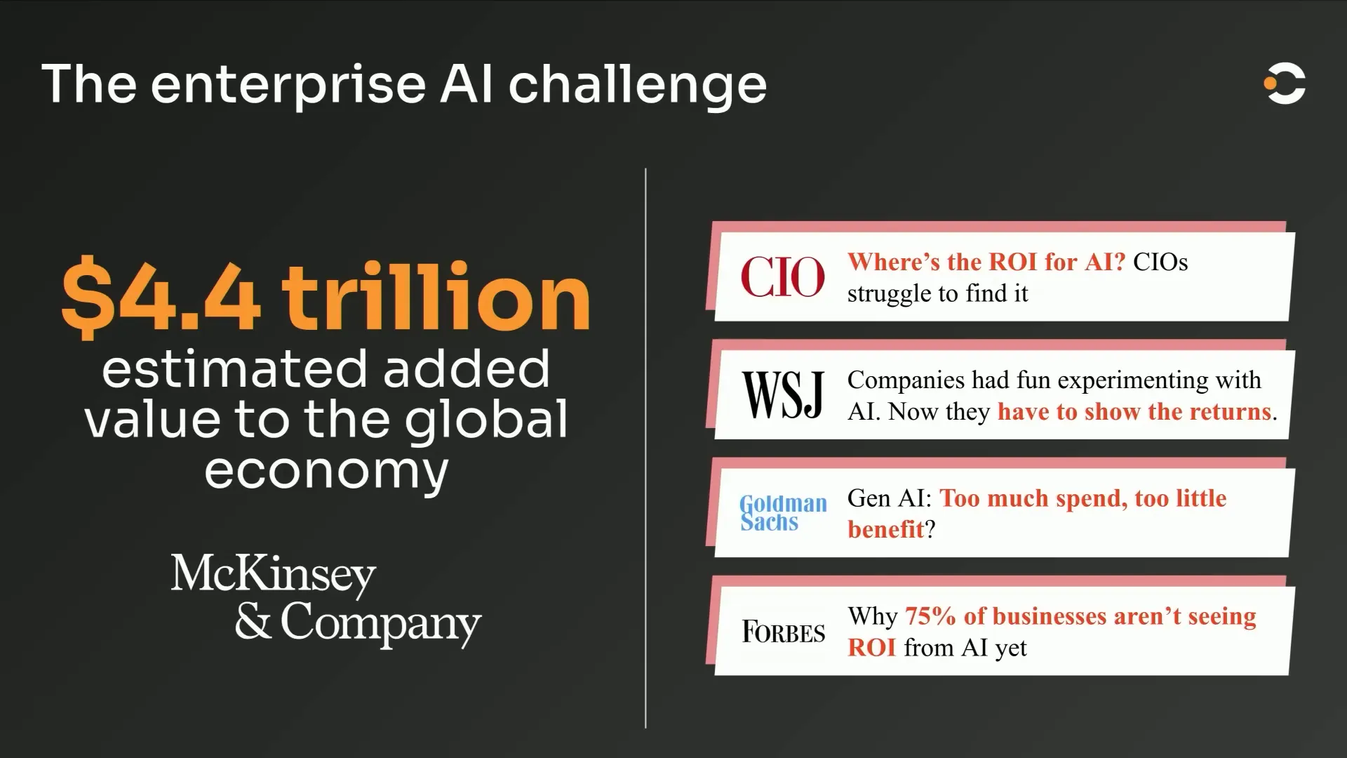 Global economy impact of AI with $4.4 trillion value