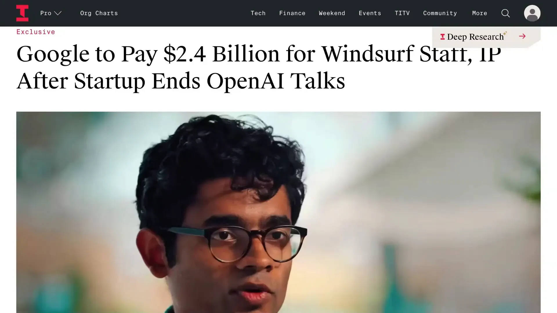 Introduction to Google's acquihire of Windsurf in AI recruiting