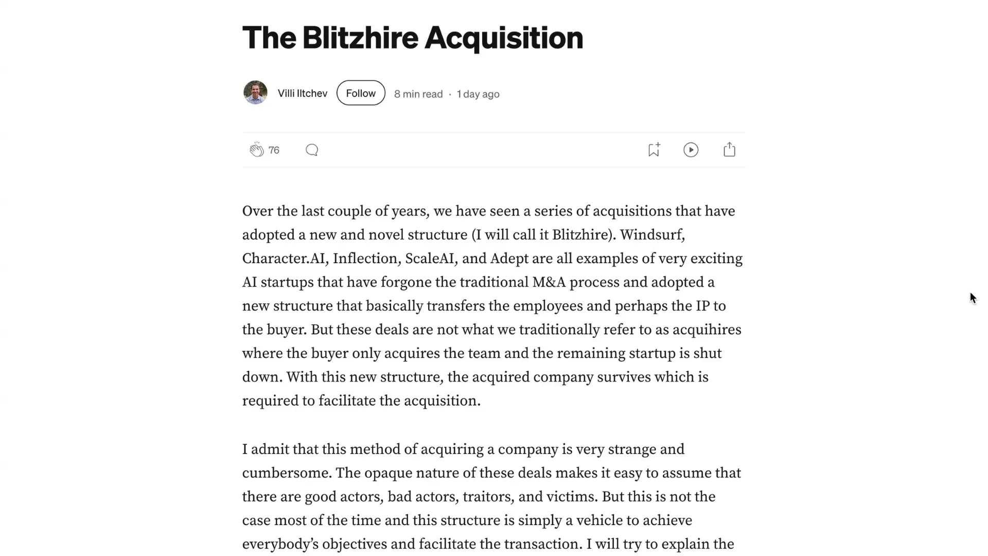 Blitz hire acquisition model explained