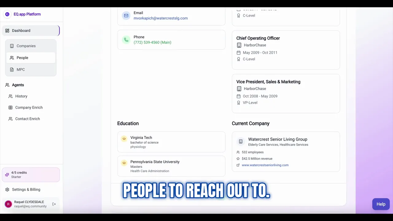 Like or dislike contacts to personalize lead feed over time