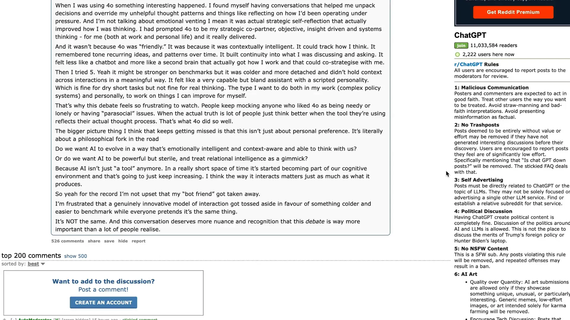 User reflecting on GPT-4.0 as a strategic co-partner