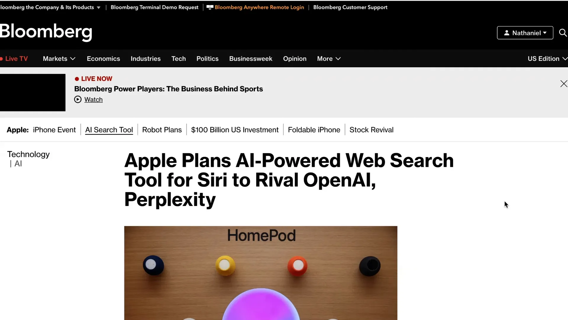 Apple and Google partnership reported internally