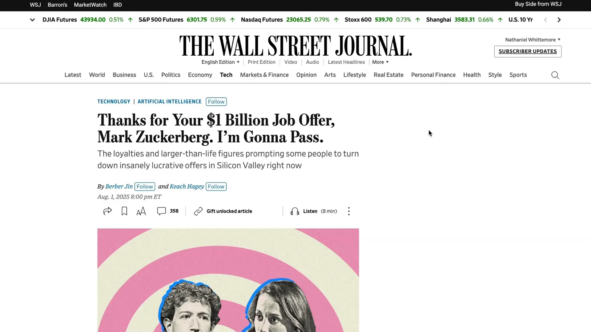 Mark Zuckerberg and the Meta AI talent war