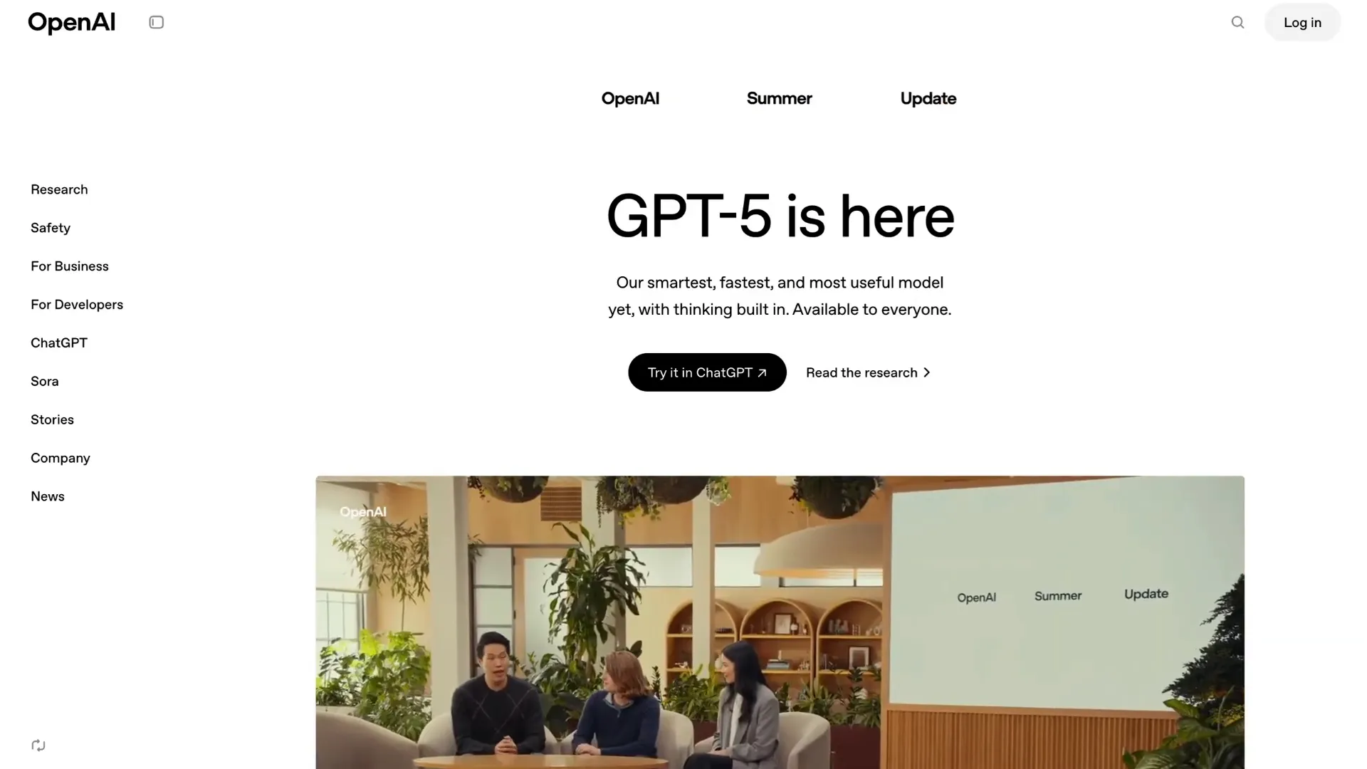 GPT-5 coding emphasis in OpenAI presentation