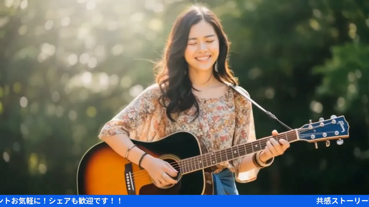 ライブのクロージングシーン。未来へのメッセージが語られる場面