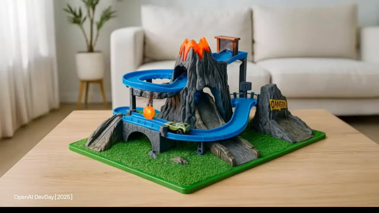 Mattel demo using Sora 2 to turn sketches into toy concepts