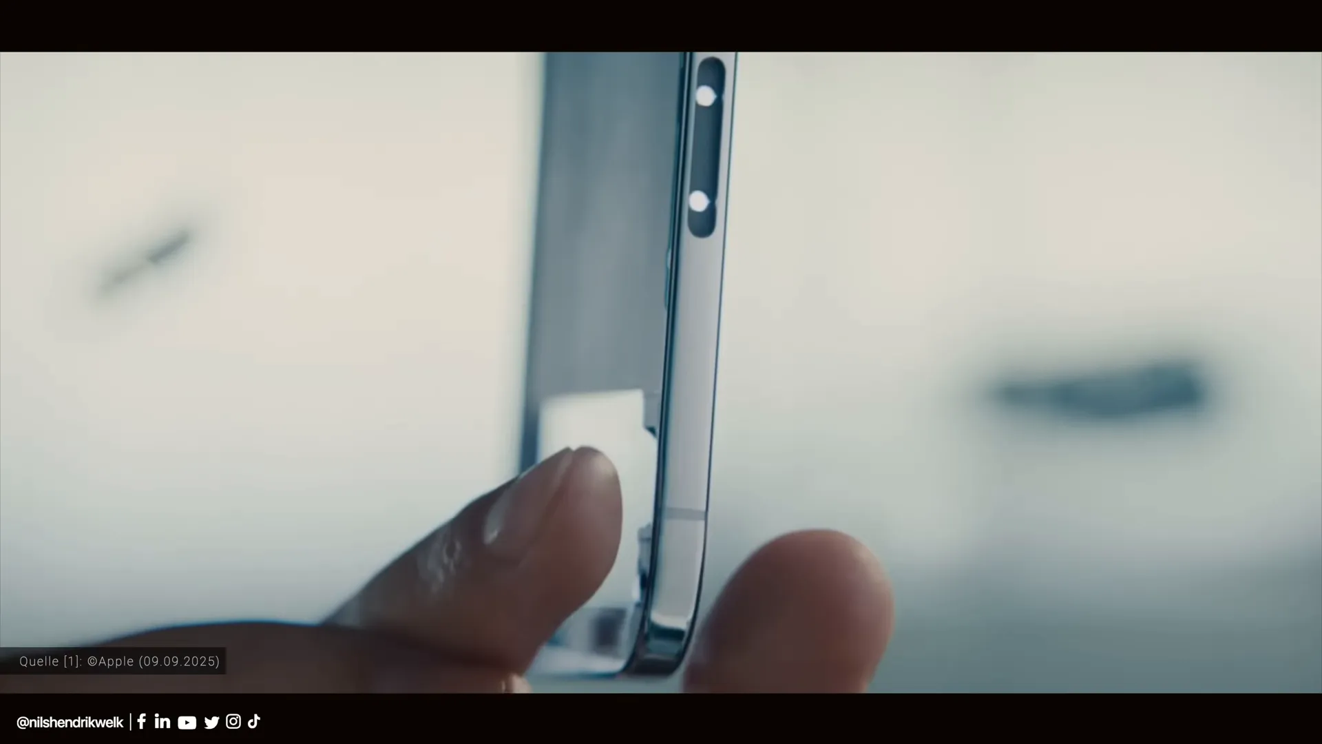 iPhone Air dünnes Design