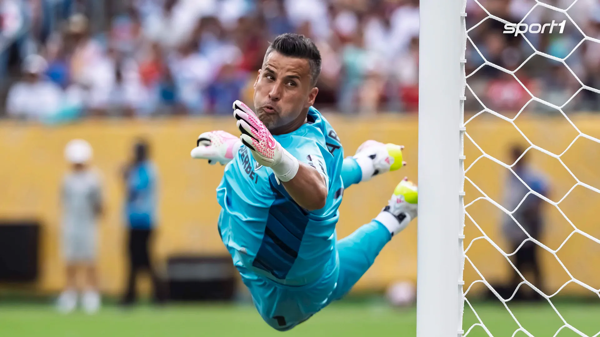 Torhüter Fabio in Aktion für Fluminense