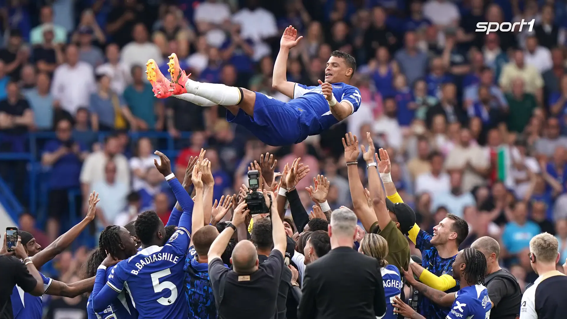 Thiago Silva während des Spiels gegen Chelsea