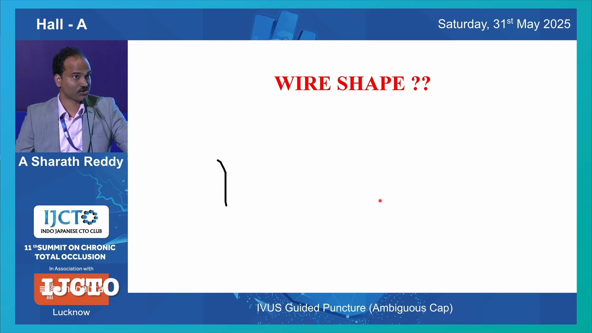 Wire shaping for cap puncture: primary and secondary curves