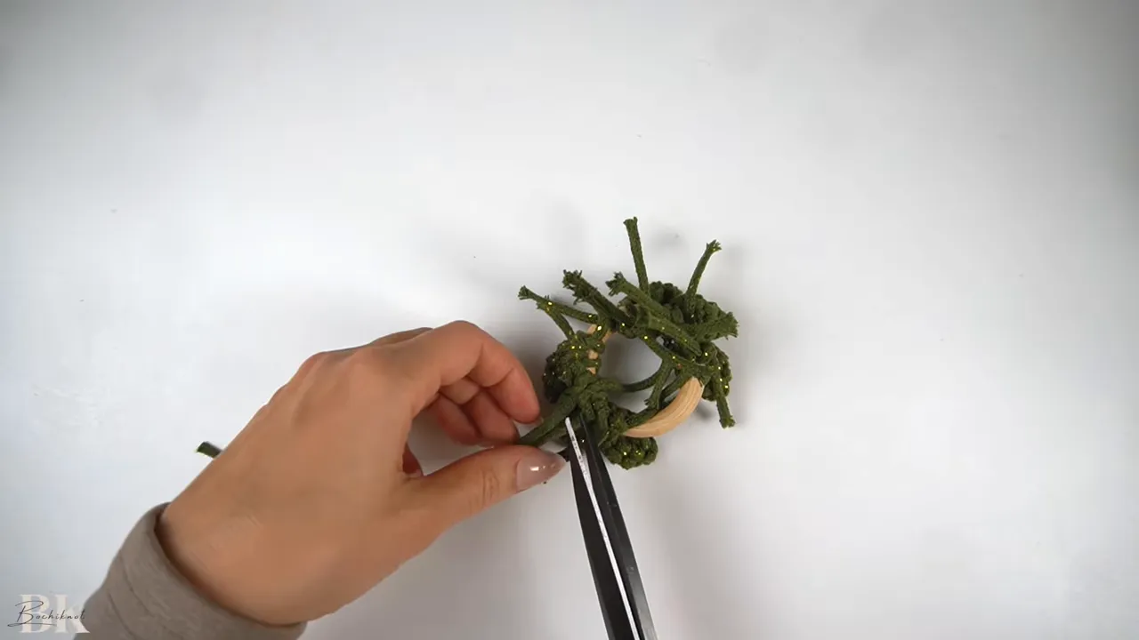 Macramé Wreath Ornament