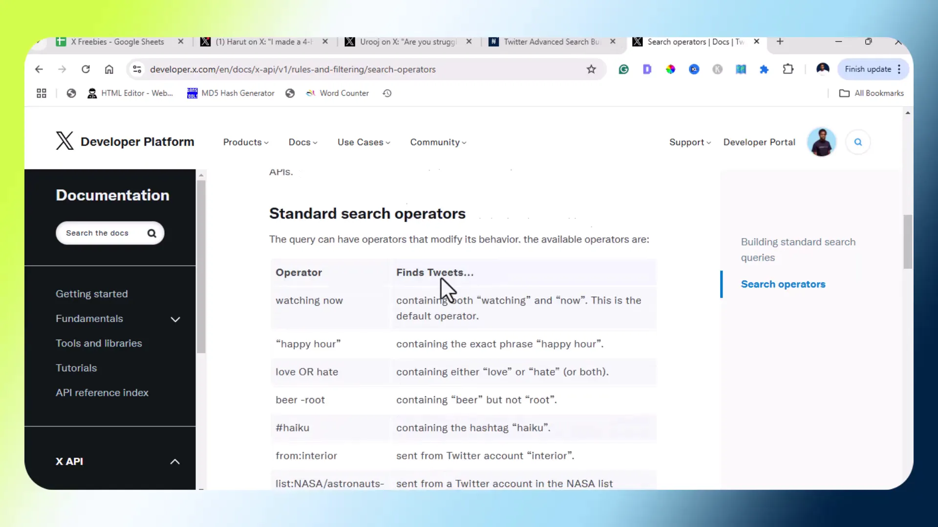 Introducing the Twitter Advanced Search Tool