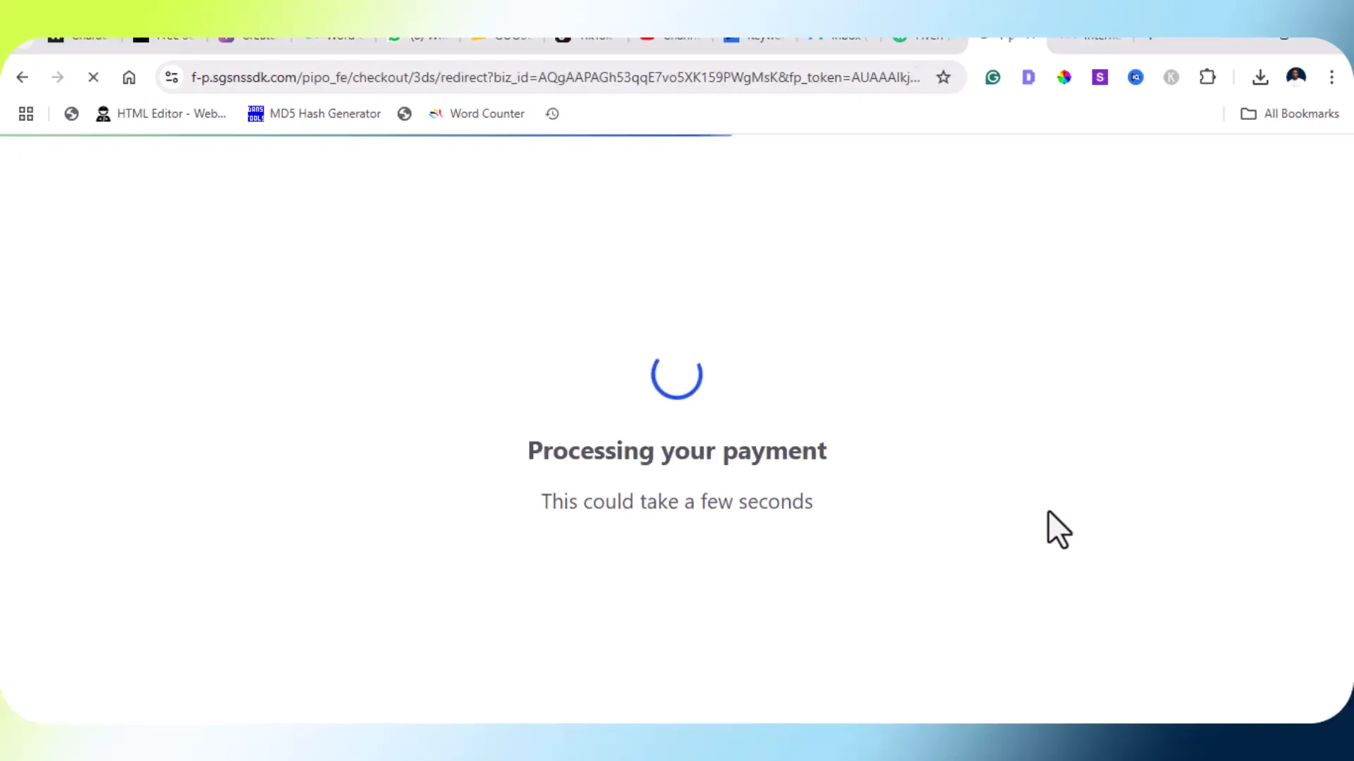 Payment processing with Stripe
