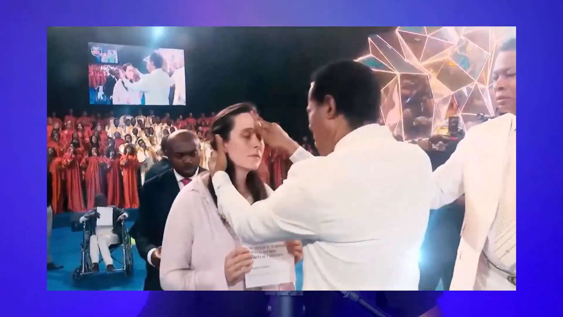 Receiving healing during the service