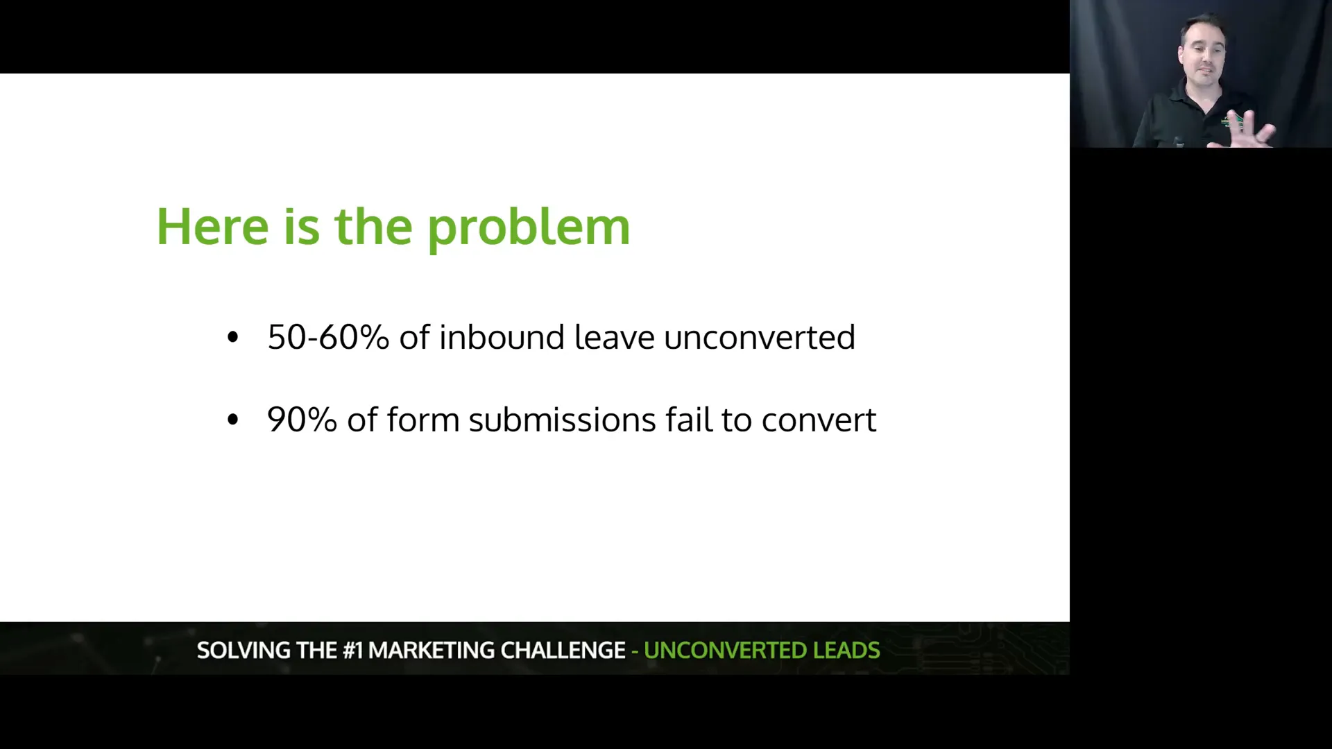 High failure to convert rate on form submissions