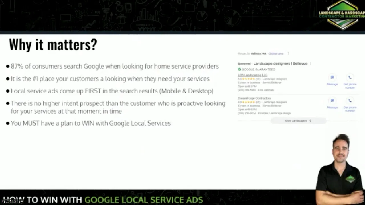 Landscape & Hardscape Contractor Marketing - Maximize Your Leads: Winning with Google Local Services Ads for Landscape & Hardscape Contractors 1 Example of Google Local Services Ads results